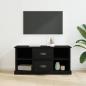 Preview: TV-Schränk 99,5 x 35,5 x 48 cm Schwarz Eichen-Optik