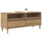Preview: TV-Schränk 100 x 34,5 x 44,5 cm Artisan-Eiche Holzwerkstoff
