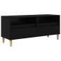 Preview: TV-Schränk 100 x 34,5 x 44,5 cm Schwarz Eichen-Optik