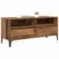 Preview: TV-Schränk Altholz 100 x 34,5 x 44,5 cm Verbundholz und Eisen
