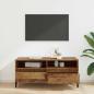 Preview: TV-Schränk Altholz 100 x 34,5 x 44,5 cm Verbundholz und Eisen