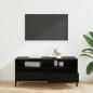 Preview: TV-Schränk Schwarz Eichen-Optik 100 x 34,5 x 44,5 cm