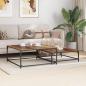 Preview: Couchtisch 2 stk. Altholz 80 x 80 x 35 cm Holzwerkstoff