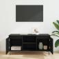 Preview: TV-Schränk 104 x 35 x 50 cm Schwarz Eichen-Optik Holzwerkstoff