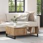 Preview: ARDEBO.de - Couchtisch Artisan-Eiche 90 x 60 x 35 cm Holzwerkstoff