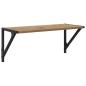 Preview: Wandregale 2 stk. Artisan-Eiche 60 x 25 x 25,5 cm Holzwerkstoff