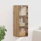 Preview: ARDEBO.de - Wandschrank 35 x 37 x 102 cm Holzwerkstoff Artisan-Eiche