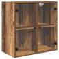 Preview: Wandschrank 68 x 37 x 68,5 cm Holzwerkstoff Altholz