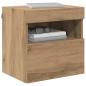 Preview: TV-Wandregale 2 stk. Artisan-Eiche Holzwerkstoff
