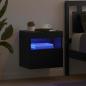 Preview: TV-Wandschrank 40 x 30 x 40 cm Schwarz Eichen-Optik