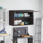 Preview: Wandschrank für die Garage mit Gasdrucklift-Tür Schwarz