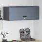 Preview: ARDEBO.de - Wandschrank für die Garage mit Gasdrucklift-Tür Anthrazit