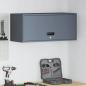 Preview: ARDEBO.de - Wandschrank für die Garage mit Gasdrucklift-Tür Anthrazit