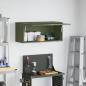 Preview: Wandschrank für die Garage mit Gasdrucklift-Tür Olivgrün