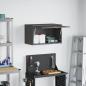 Preview: Wandschrank für die Garage mit Gasdrucklift-Tür Schwarz