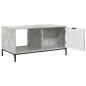 Preview: Couchtisch Betongrau 90 x 49 x 46 cm Holzwerkstoff