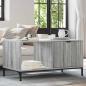 Preview: ARDEBO.de - Couchtisch Sonoma-Grau 90 x 49 x 46 cm Holzwerkstoff