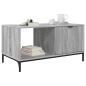 Preview: Couchtisch Sonoma-Grau 90 x 49 x 46 cm Holzwerkstoff