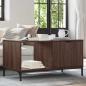 Preview: ARDEBO.de - Couchtisch Braun Eichen-Optik 90 x 49 x 46 cm Holzwerkstoff