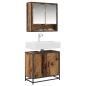 Preview: Waschbeckenschrank Altholz 65 x 33 x 60 cm Holzwerkstoff