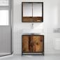 Preview: Waschbeckenschrank Altholz 65 x 33 x 60 cm Holzwerkstoff