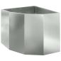 Preview: Eckpflanzer Silber 60 x 60 x 50 cm Verzinkter Stahl
