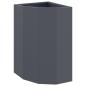 Preview: Eckpflanzer Anthrazit 30 x 30 x 50 cm Stahl