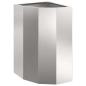 Preview: Eckpflanzer Silber 30 x 30 x 50 cm Edelstahl