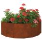 Preview: Pflanzk?bel Rostig 120 x 60 x 35 cm Wetterfeststahl