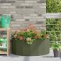 Preview: ARDEBO.de - Pflanzkübel Olive Grün 90 x 45 x 35 cm Stahl