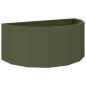 Preview: Pflanzkübel Olive Grün 90 x 45 x 35 cm Stahl