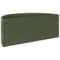 Preview: Pflanzkübel Olive Grün 90 x 45 x 35 cm Stahl