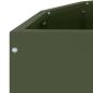 Preview: Pflanzkübel Olive Grün 90 x 45 x 35 cm Stahl