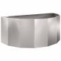 Preview: Pflanzkübel Silber 90 x 45 x 35 cm Edelstahl