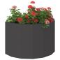 Preview: Pflanzkübel Schwarz 60 x 30 x 35 cm Stahl