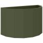 Preview: Pflanzkübel Olive Grün 60 x 30 x 35 cm Stahl