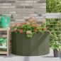 Preview: ARDEBO.de - Pflanzkübel Olive Grün 90 x 45 x 50 cm Stahl