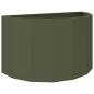 Preview: Pflanzkübel Olive Grün 90 x 45 x 50 cm Stahl