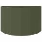 Preview: Pflanzkübel Olive Grün 90 x 45 x 50 cm Stahl