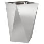 Preview: Pflanzkübel 2 Stk. Silber 50 x 50 x 75 cm Edelstahl