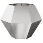 Preview: Pflanzkübel Silber 100 x 100 x 80 cm Edelstahl