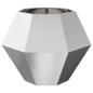 Preview: Pflanzkübel Silber 75 x 75 x 60 cm Edelstahl