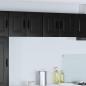 Preview: ARDEBO.de - Geschirrspülerfront Kalmar Schwarz 60 x 31 x 40 cm