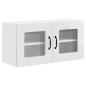 Preview: Geschirrsp?lerfront Kalmar Hochglanz Wei? 80 x 31 x 40 cm
