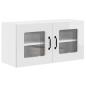 Preview: Geschirrsp?lerfront Kalmar Hochglanz Wei? 80 x 31 x 40 cm