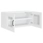 Preview: Geschirrsp?lerfront Kalmar Hochglanz Wei? 80 x 31 x 40 cm