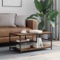 Preview: ARDEBO.de - Couchtisch Altholz 90 x 49 x 40 cm Holzwerkstoff