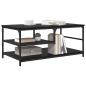 Preview: Couchtisch Schwarz Eichen-Optik 90 x 49 x 40 cm Holzwerkstoff