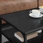 Preview: Couchtisch Schwarz Eichen-Optik 90 x 49 x 40 cm Holzwerkstoff