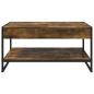 Preview: Couchtisch Raucharbe 80 x 50 x 40 cm Holzwerkstoff
